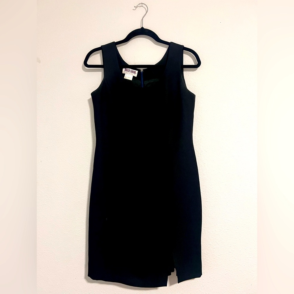 || MAGGY LONDON || VINTAGE BLACK MINI COCKTAIL DRESS ||